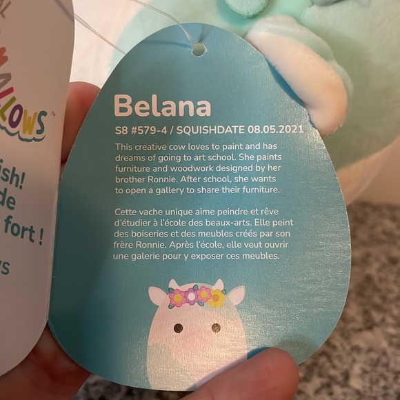 NWT 8” ✨new release ✨ Belana Squishmallow - Picture 3 of 3